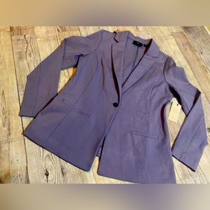NWT Blazer Worthington ultra stretch violet granite  size L